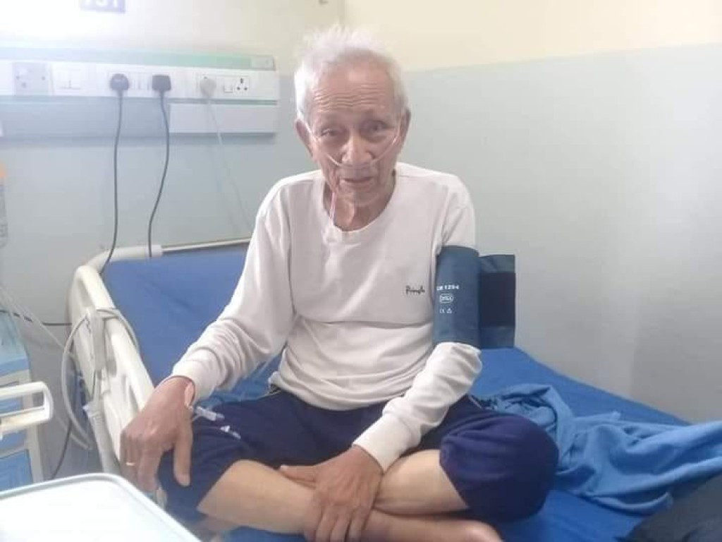 १०२ वर्षीय शताब्दी पुरूष सत्यमोहन जोशी अस्पताल भर्ना