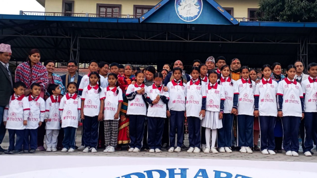 एउटै विद्यालयमा १३ जोडी जुम्ल्याहा विद्यार्थी