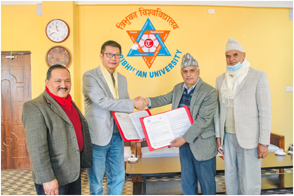 त्रिवि र चिनियाँ विश्वविद्यालयबिच सहकार्यको सम्झौता