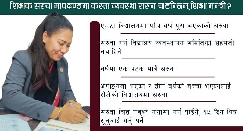 शिक्षक सरुवामा व्यवस्थापन समितिको सहमती खारेजी  व्यवस्थाको तयारी