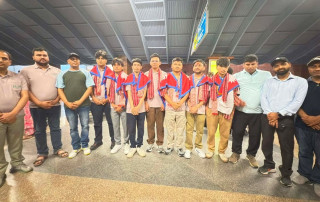 ६७औँ अन्तर्राष्ट्रिय गणित ओलम्पियाडका लागि ६ जना विद्यार्थी चीन प्रस्थान