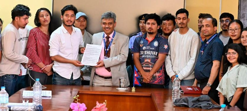 त्रिविका विद्यार्थीले एमबीएस कक्षा बिहान–बेलुका सञ्चालन गर्न माग
