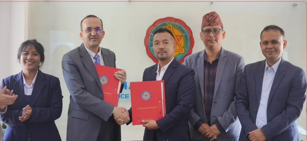 काठमाडौँ विश्वविद्यालय र एचआईडीसीएलबीच नवीकरणीय ऊर्जा अनुसन्धानमा पाँच वर्षे सहकार्य